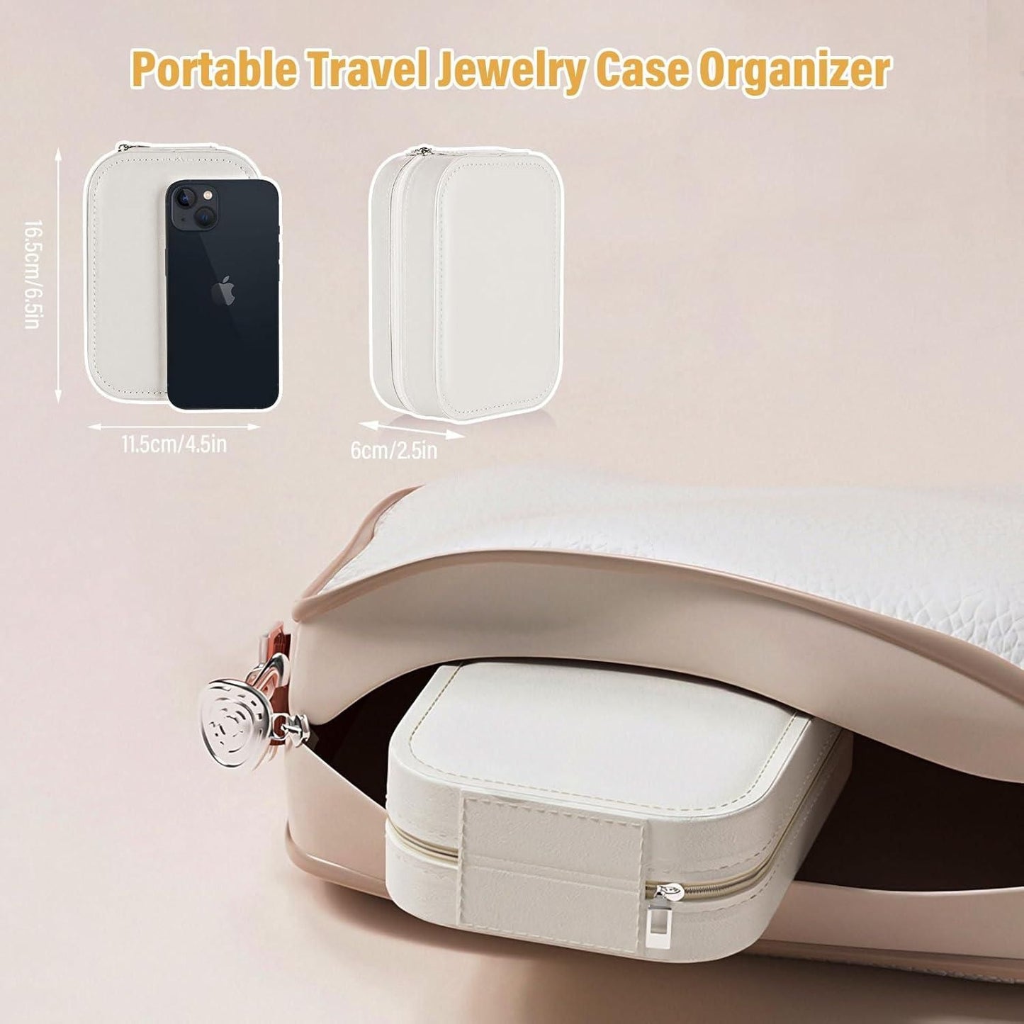 Mini Makeup Bag with LED Mirror